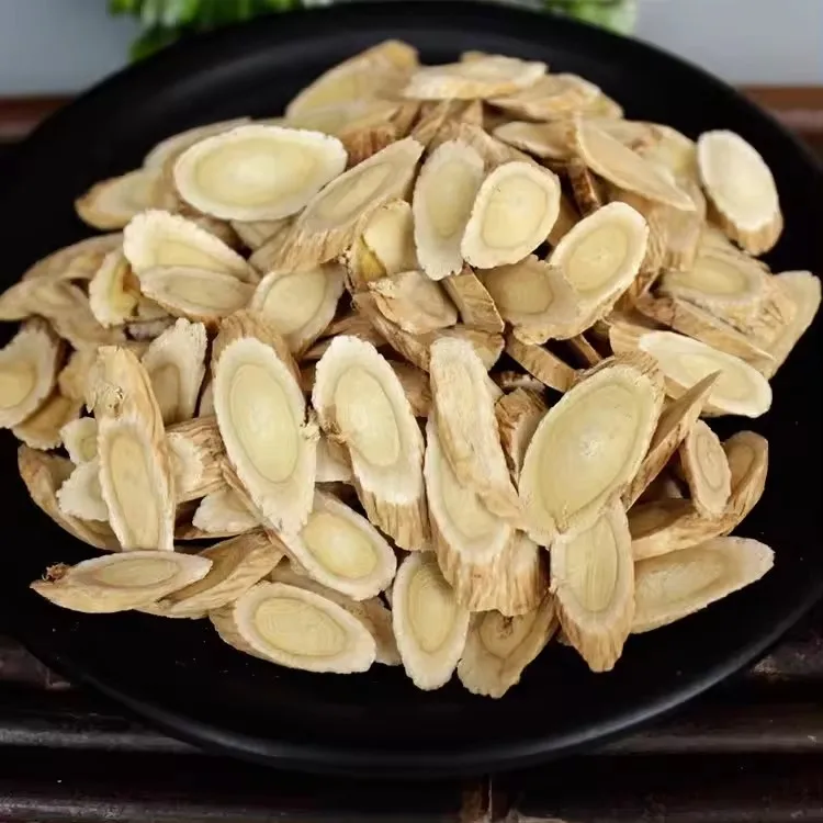 Huaran Yulin Guangxi China Spice Wholesale Supplier Light Yellow Huang Qi Sliced Dried Astragalus Membranaceus For Herbal Tea