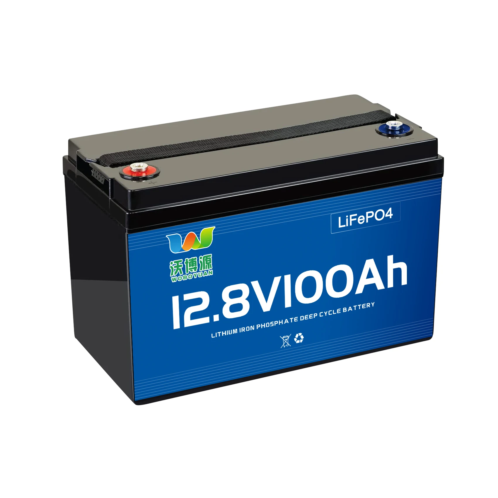 Woo-power 12,8 В 100AH Lifepo4 батарейный блок призматический батарейный элемент Garde A с BMS