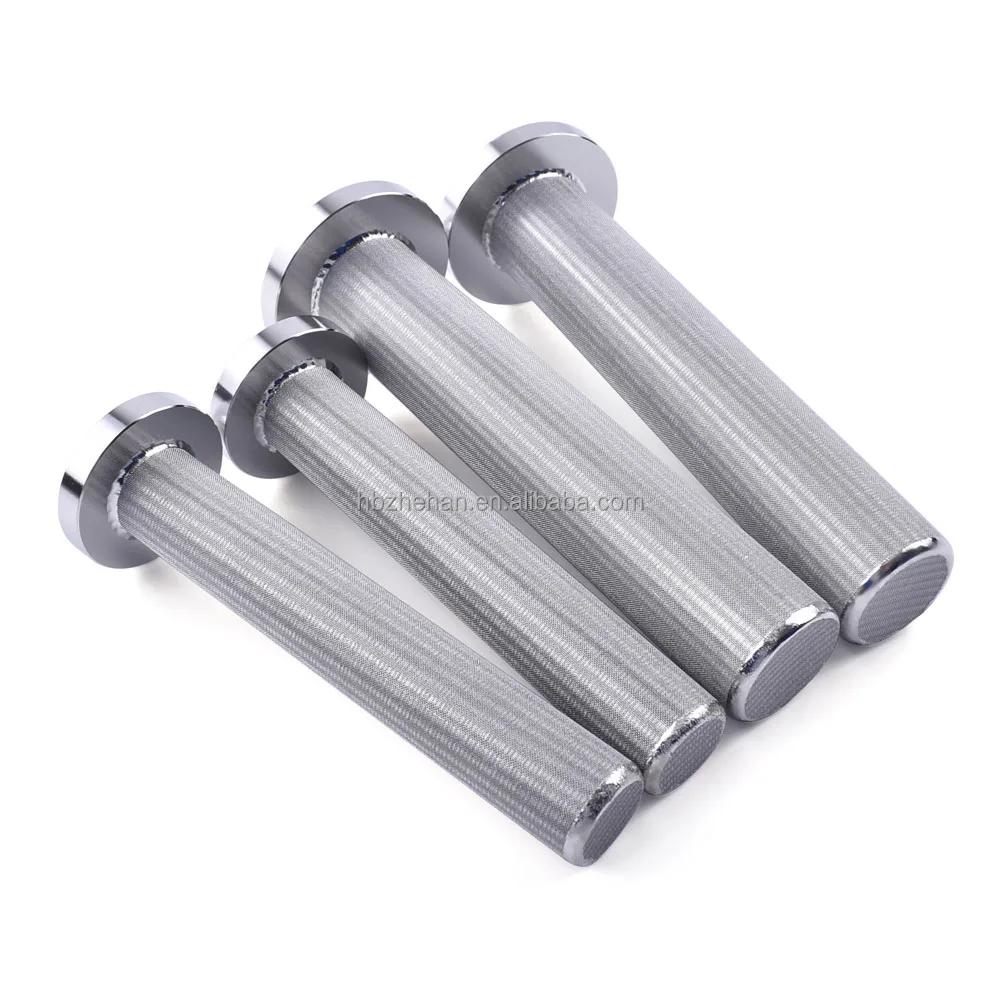 stainless steel cartridge filter element 0.2 micron high pressure titanium sintered filter element hebei water filter element