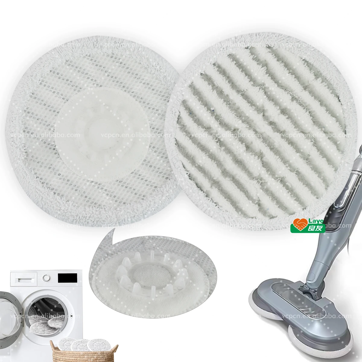 Steam & Scrub All-in-One Soft Microfiber Mop Pad For Sharks S7000 Series S7000AMZ S7001 Vacuum Cleaner Parts Dust Steam Mop Pad