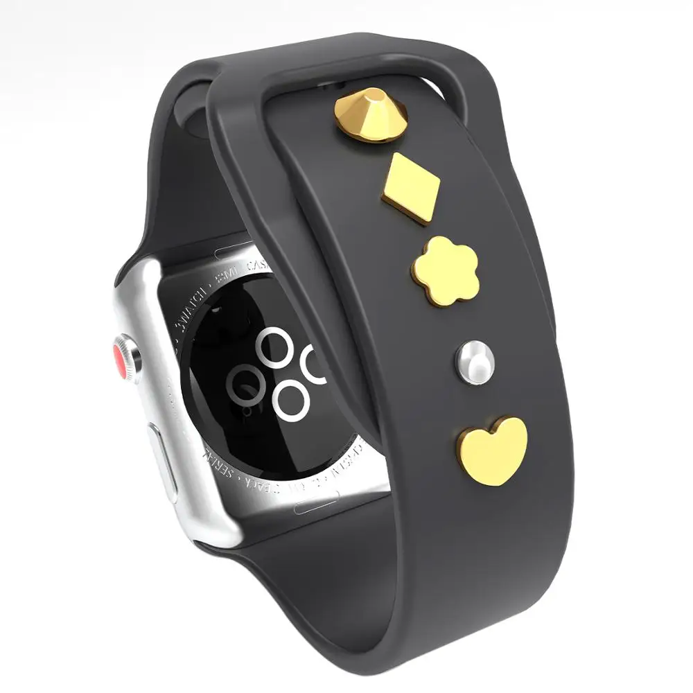 Для Apple Watch для Samsung роскошный браслет декоративные гвозди 100% идеально подходит смарт-часов серии