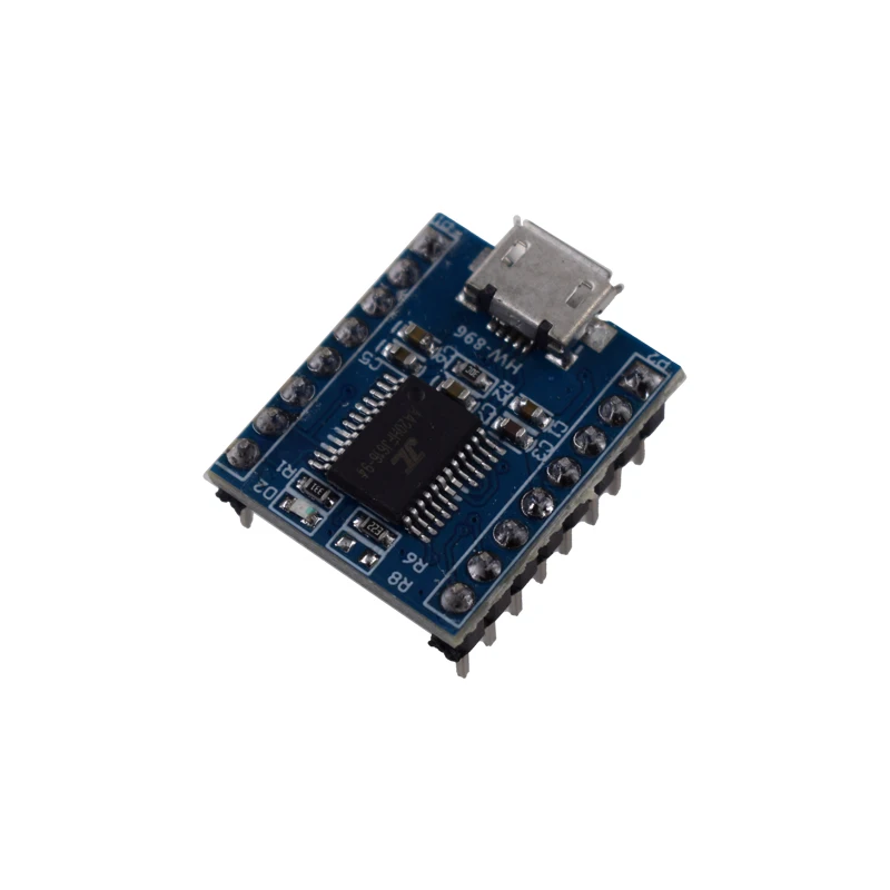 #896 JQ6500 voice module MCU serial control broadcast One to one 5 channel control Music IC MP3 module supports FAT16  FAT32