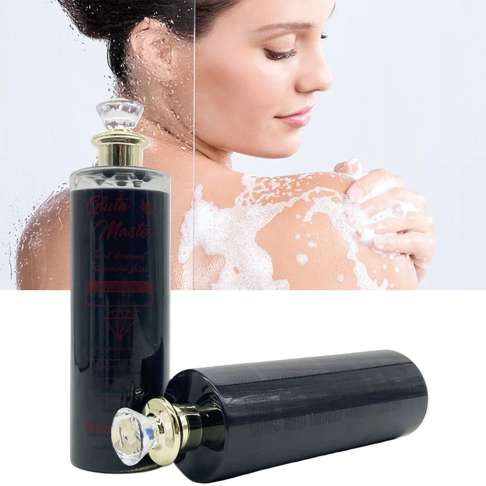 Private Label Teint Diamant Super Whitening Shower Gel Moisturizing Softer Skin Remove Dark Spots Exfoliating Body
