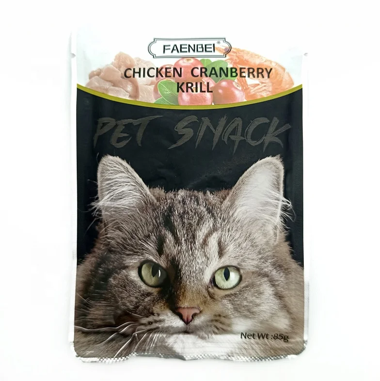 Best seller cat treats snack Pet snack wet cat wet food pouch Cat Snack Broth Pouch 85g