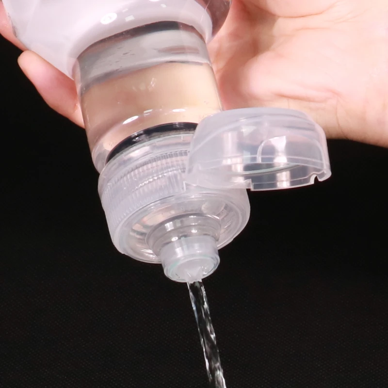 
Transparent Bottle Flip Top Water Bottle Cap For Cosmetic Bottle 