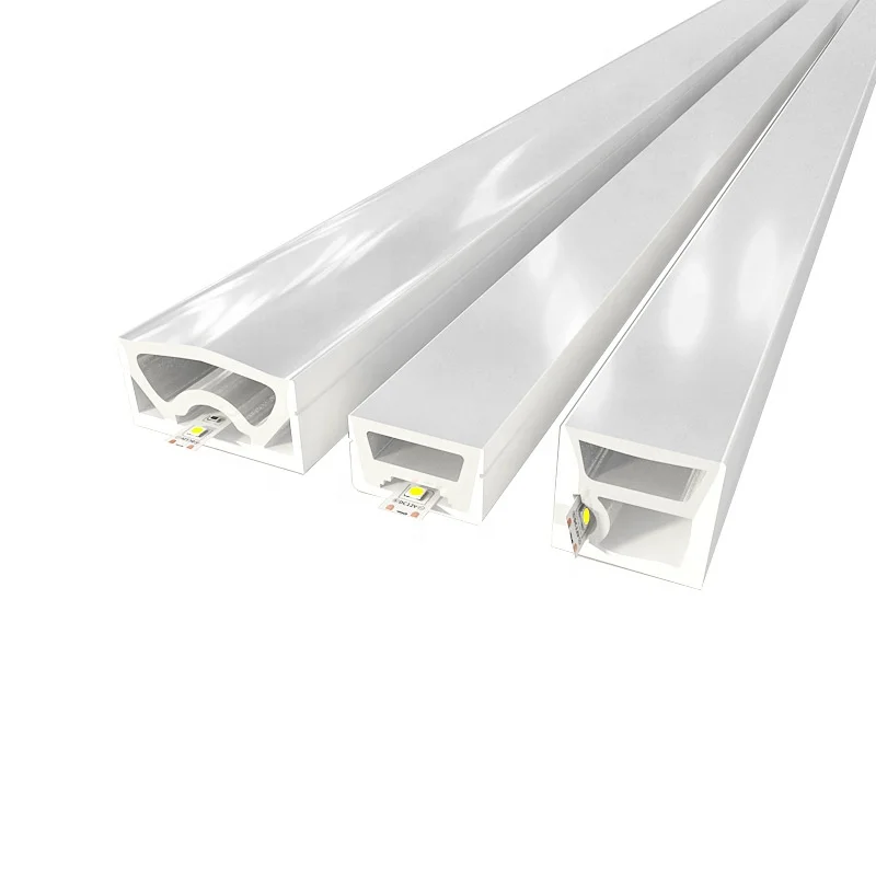 Neon Flex Tube 120LED/M Recessed Color Change Linear Strip Tape Flexible Silicone Housing Outline LED Neon