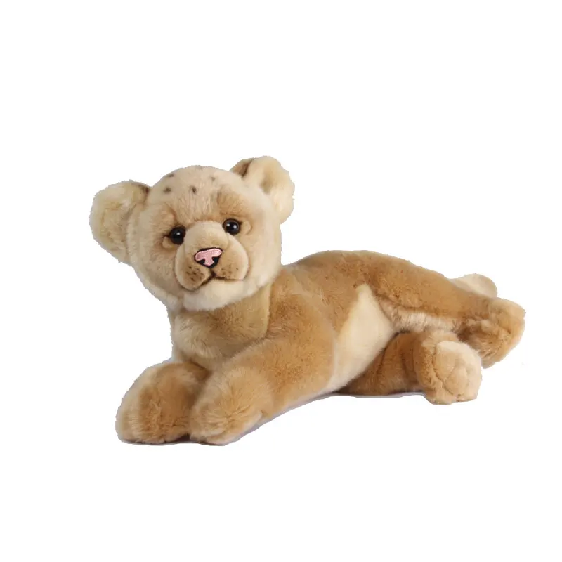 Custom Cartoon Stuffed Soft Brown Best Made Animal Plush Lion Toys For Baby