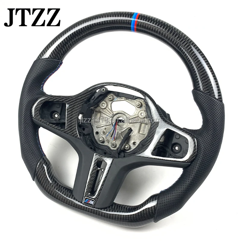 Для BMW G22 G42 G29 G20 M340i 2018 G21 G23 G26 2019 2020 2021 2022 2023 2024 рулевое колесо из углеродного волокна переключения передач с подогревом