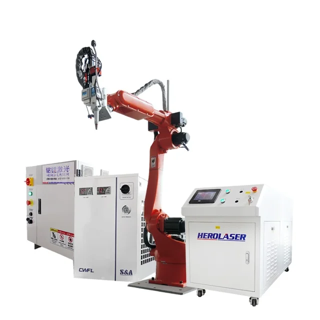 New Design Herolaser Robotic Multifunction Laser Welding Station Laser Welding Robots Trade