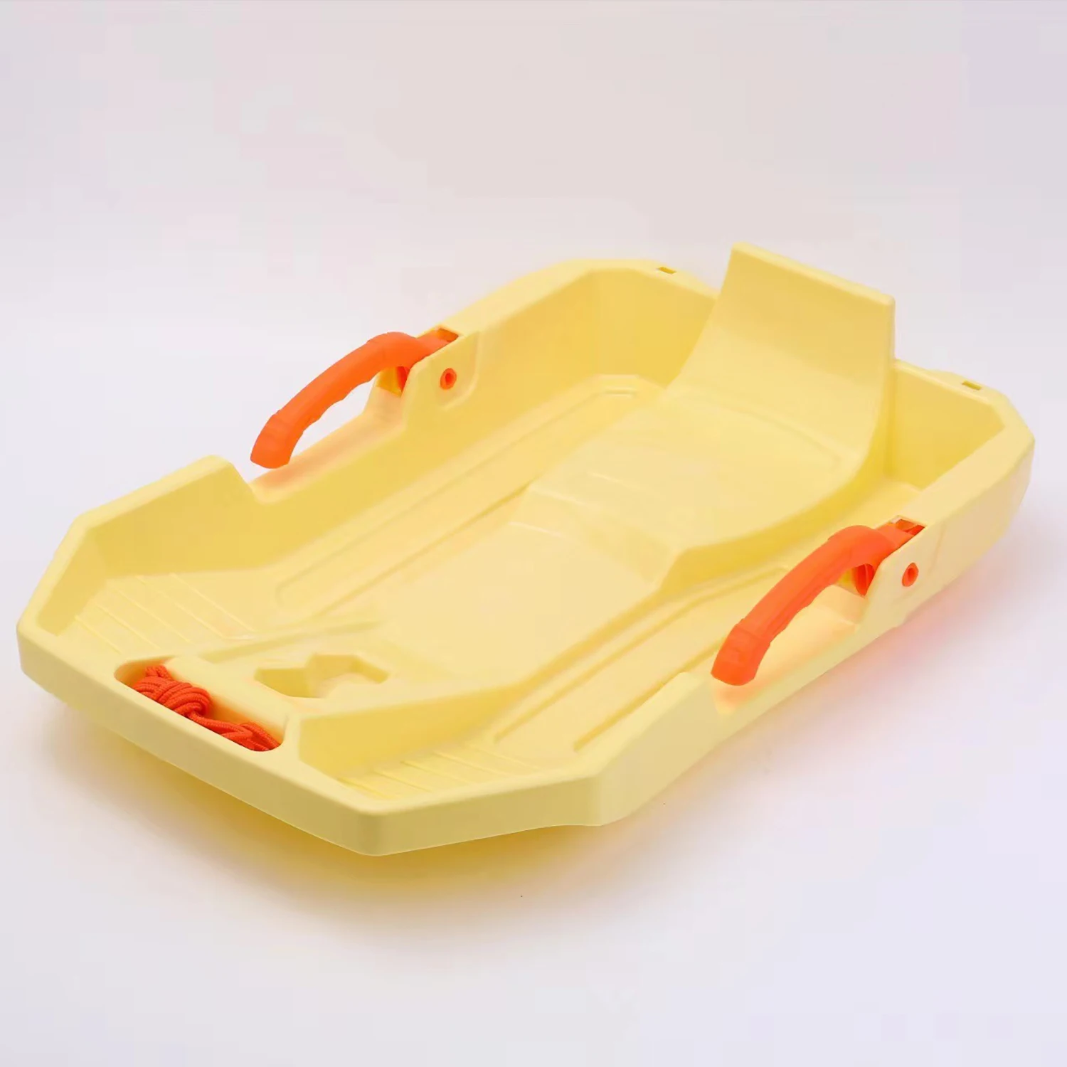 scenic area Downhill Xtreme Flexible Plastic Toboggan Snow Sled 2 Riders  Pull Rope snow grass beach skiing Sleigh Sandboarding