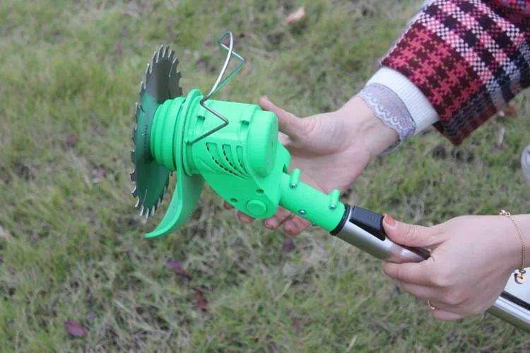 Household powerful grass cutter machine new energy garden tool equipped with telescopic handle