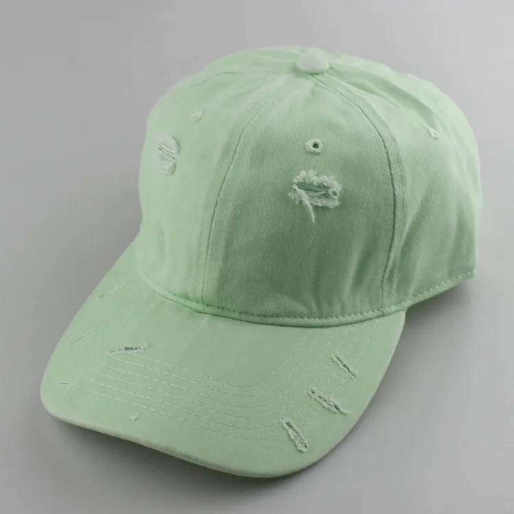 Wholesale Cotton Plain Distressed Washed Cotton Men Women Gorras Sports Baseball Caps Vintage Unstuctured Washed Fashion Hat Cap