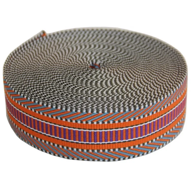 Woven jacquard ribbon polypropylene binding tape double side woven tape