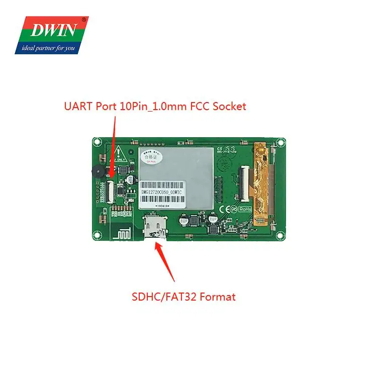  DWIN 5 дюймовый дисплей hmi ЖК-монитор с сенсорным экраном 1280*720 HMI панель tft ЖК модуль промышленный сенсорный экран