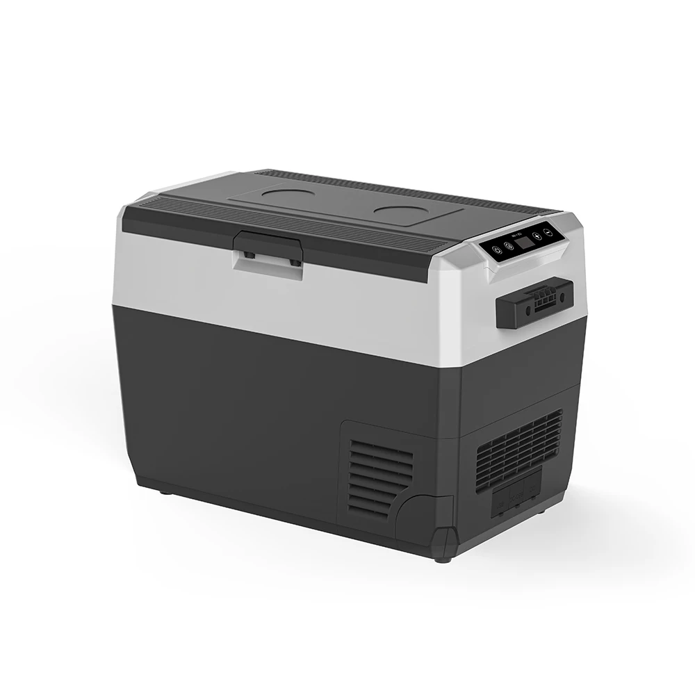 Explosive Models 38L Mini Car Fridge 12V24V With App Wheels Dual Zone Portable Freezer Solar Cooler
