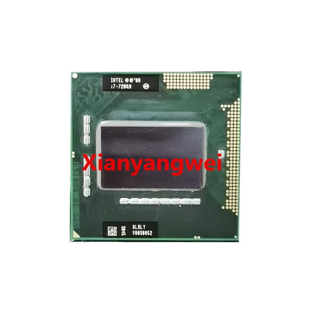 free shipping Core i7-720QM i7 720QM SLBLY 1.6 GHz Used Quad-Core Eight-Thread CPU Processor 6W 45W Socket G1 / rPGA988A
