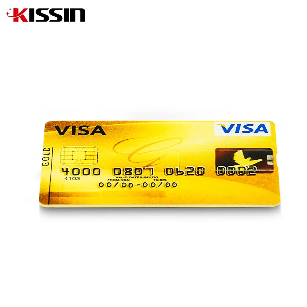 Wholesale Plastic Credit Card Type 4GB 8GB 16GB 32GB USB Flash Drives Business Card USB Stick