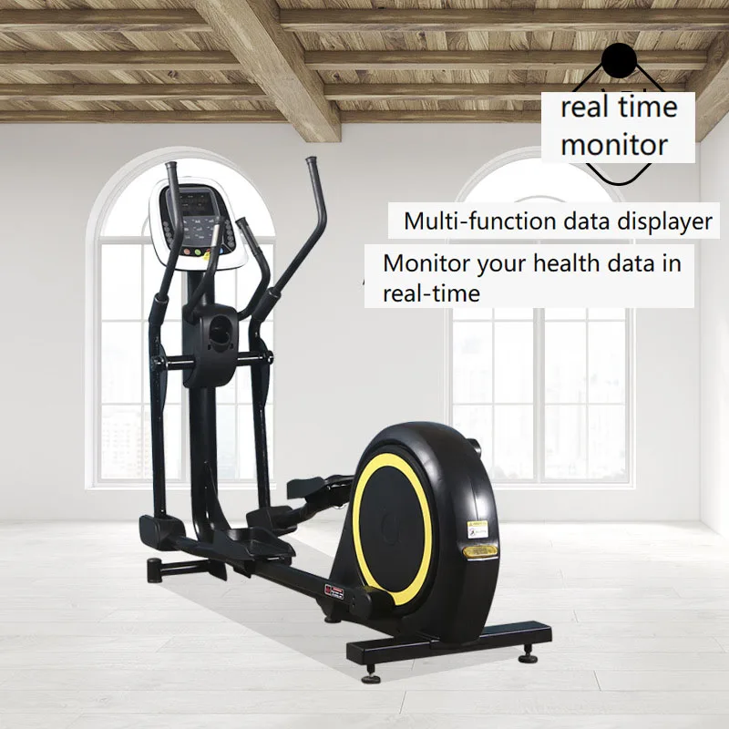 Gym Elliptical Magnetic Controlled Spacewalk Adjustable Resistance Aerobic Weight Loss Fitness Equipment