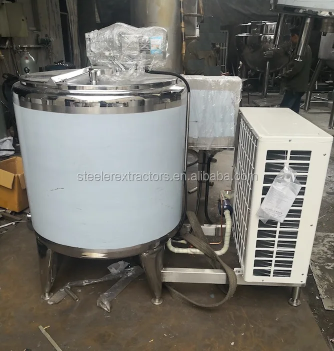 SS304 500L вертикальный асептический охлаждающий резервуар