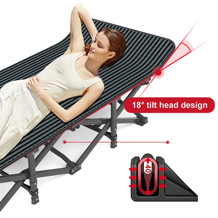 baby camp bunk tent Durable Outdoor Wholesale lightweight Hiking Products folding bed chair red cross camping cot