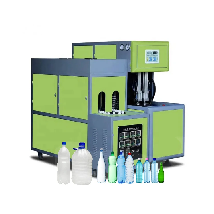 Semi Automatic PET Bottle Blowing Machine / PET Plastic Bottle Stretch Blow moulding Molding Machine