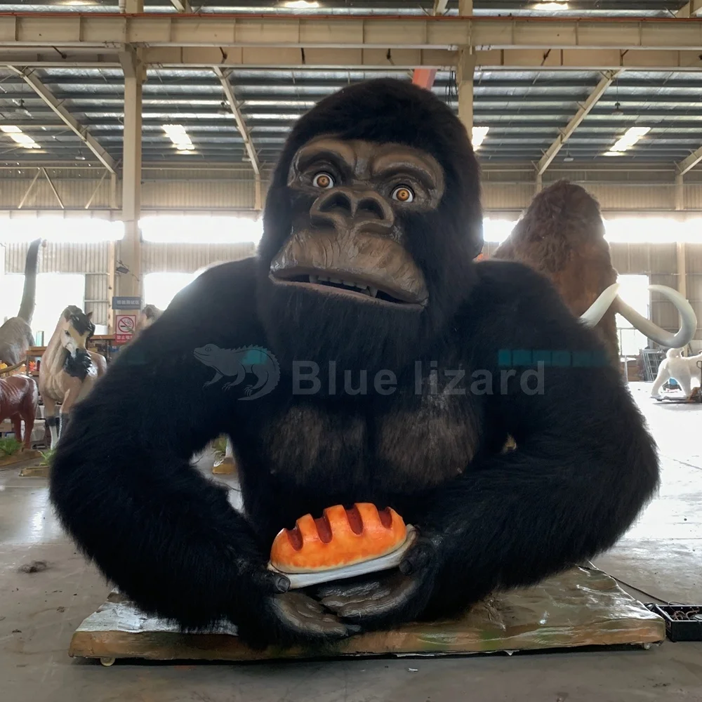 Подгонянная аниматронная модель животных симуляция Kingkong Реплика