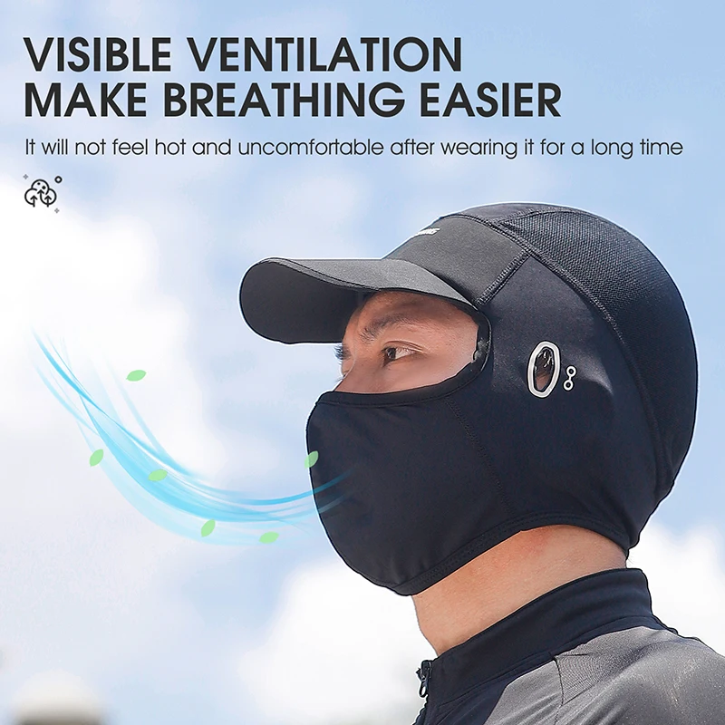 WEST BIKING Wholesale Cycling & Mountaineering Caps Moter Cycle Mask 2 Hole Balaclava Personalizada Hats With Custom Logo