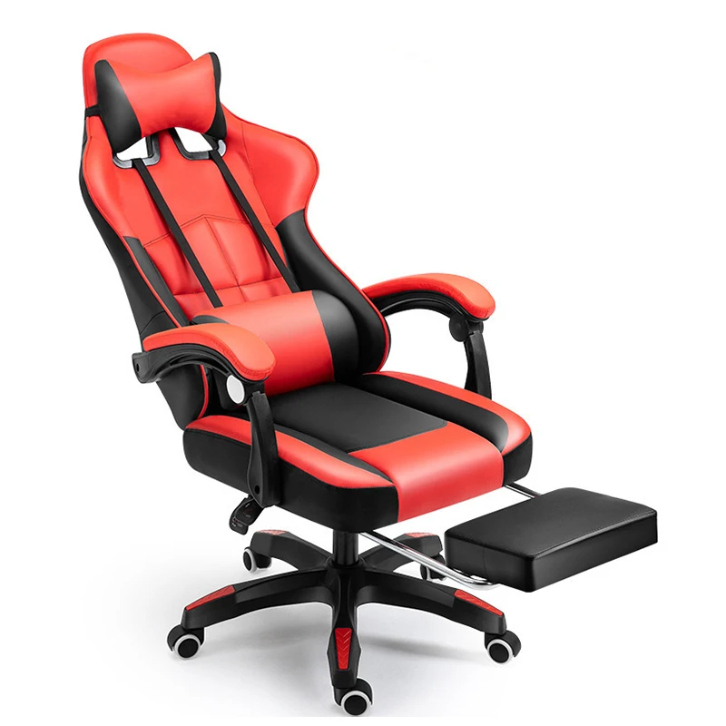 Hign Quality Anji office Gamer Chair Manufacturer Ergonomic Swivel Gaming Chair With Footrest