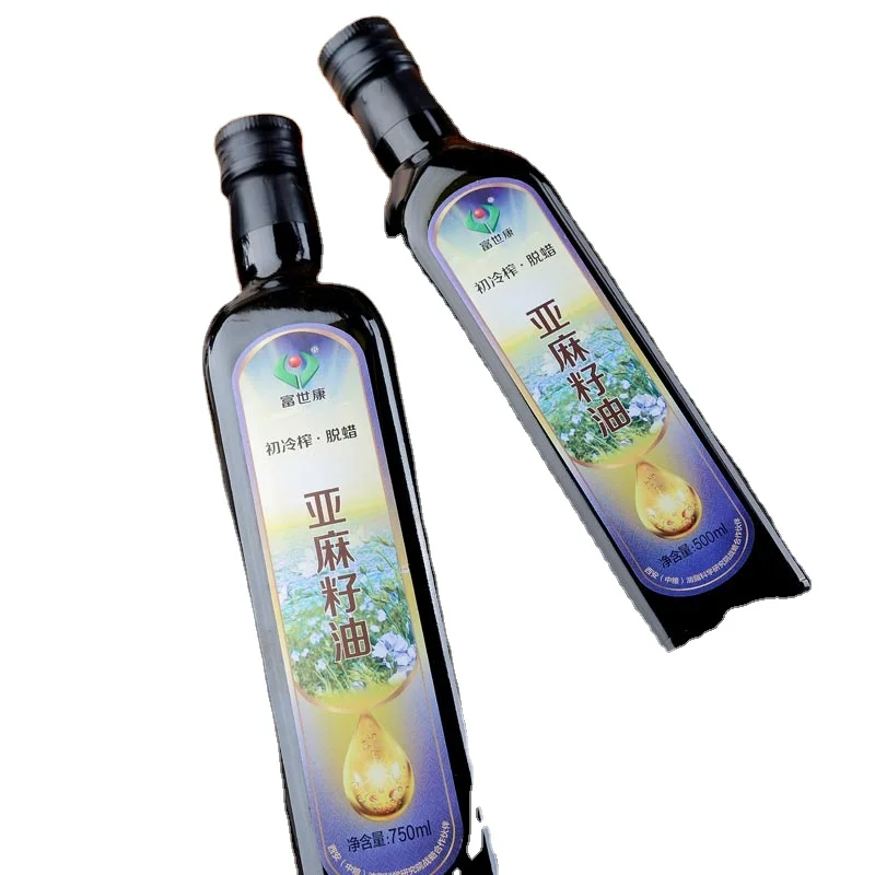 
High Quality Raw Flaxseed Oil In Cold Pressed Pure Flax Seed/linseed Oil 