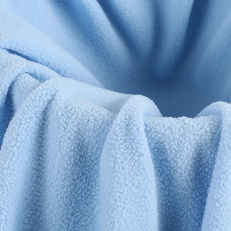 Factory price Anti Pill Super Soft 100% Polyester Micro Brushed  Polar Fleece Fabric for Jacket Garment