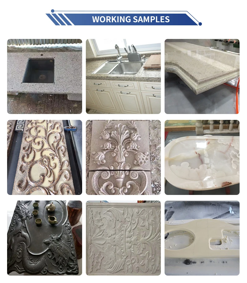 Granite Marble Quartz Stone Countertops Cnc Router Stone Sink Edge Polishing Carving Atc Cnc Machine