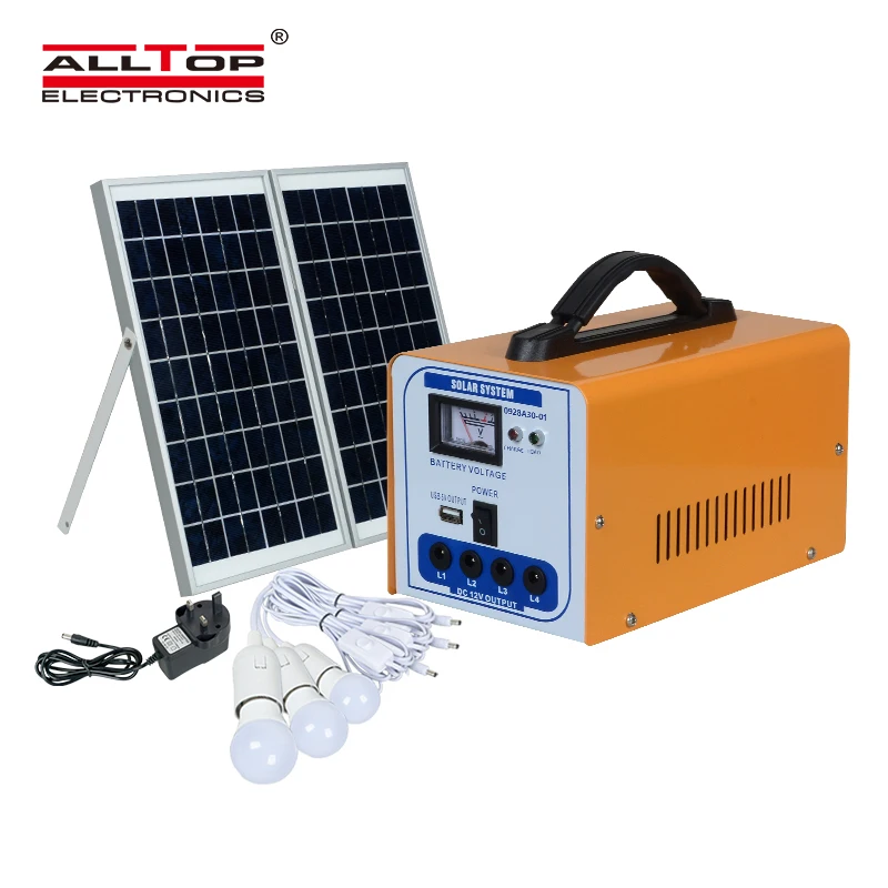 ALLTOP Hot Sale Solar Charging Household Solar Panel System Solar System 30W Roof Mounting Solar Energy Systems
