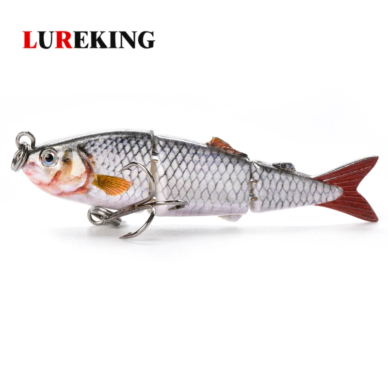 Lureking Wholesale Good Quality Hard Plastic Fishing Lure Z03A 4.5g 65mm Small 3section Wired Connection Jointed Swim Bait