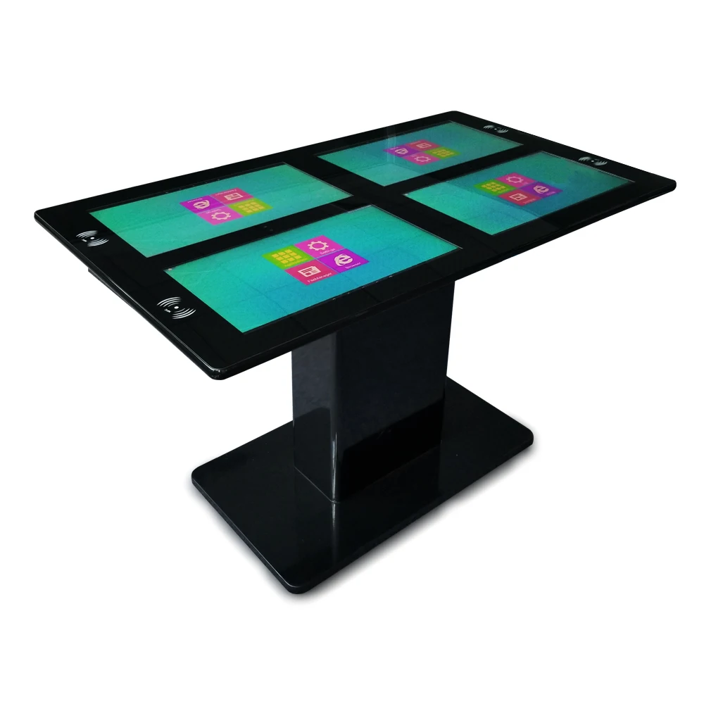 Customized Waterproof Game Table Interactive 4k Multi Touch Screen Bar Tea Restaurant Coffee Drafting Table with Cheap Price 178