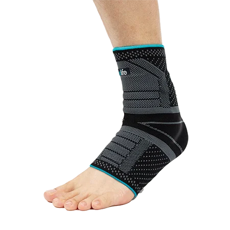 E-Life E-AN450 New Pattern Ankle Sleeves, Ankle Support Compression Plantar Fasciitis Socks