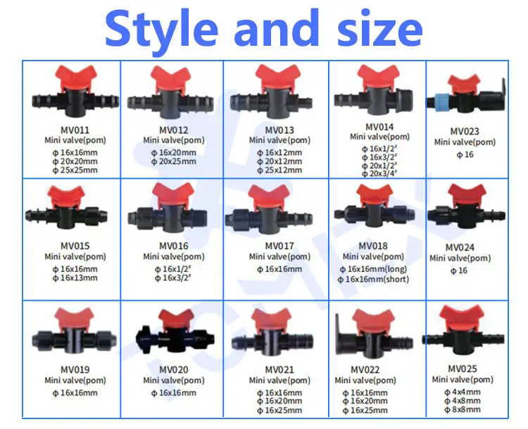 Hot sales miniature Pressure pp fitting 1/4 in 16mm mini small float valve