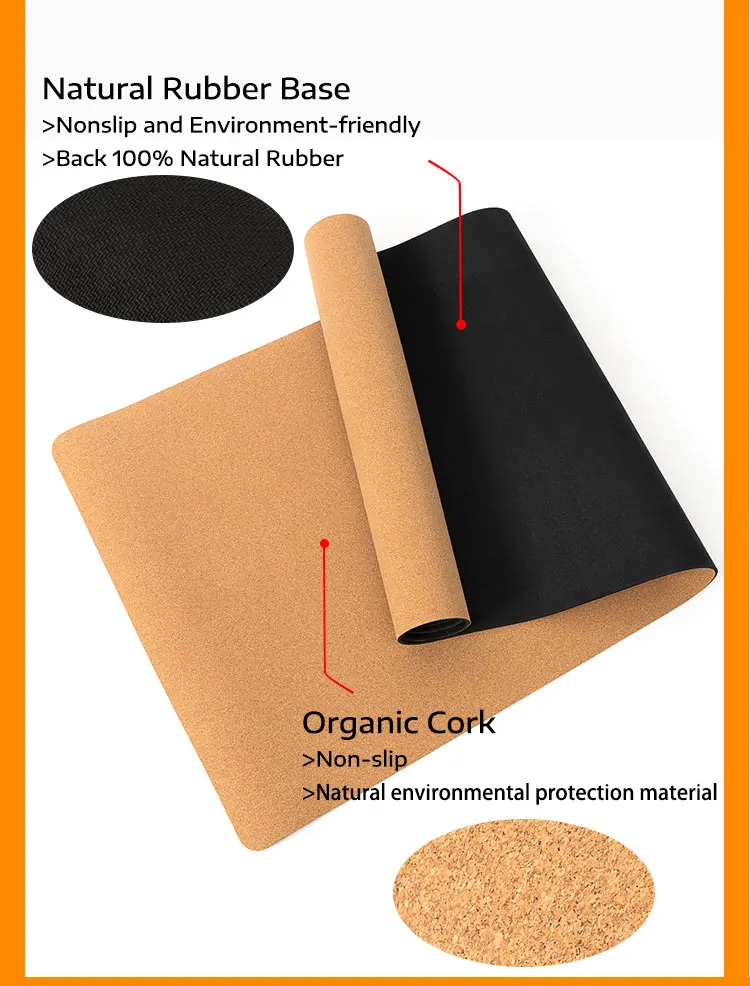 wholesale non-slip rubber charcoal round edge organic eco friendly 2 inch thick oval align caucho natural pu eco yoga mat