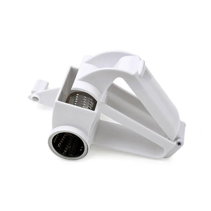 Hand rotating multifunctional stainless steel cheese grater