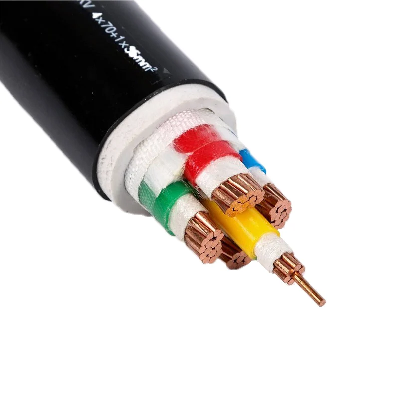 Electrical Cables BT de distribution 4X70mm2 Cu Type NYY PVC Insulated 0.6/1kV