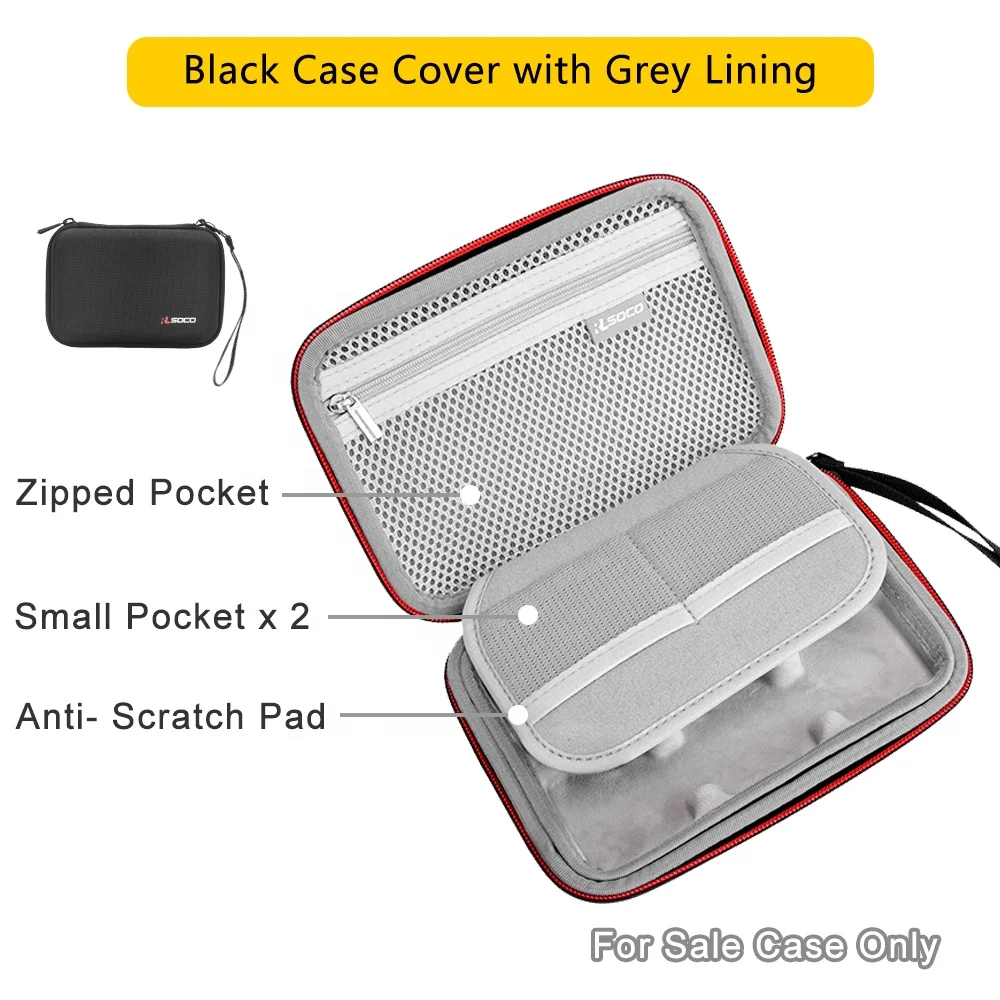 RLSOCO Wireless Mc Carry Eva Case for Rode Wireless GO II/I Compact Wireless Microphone