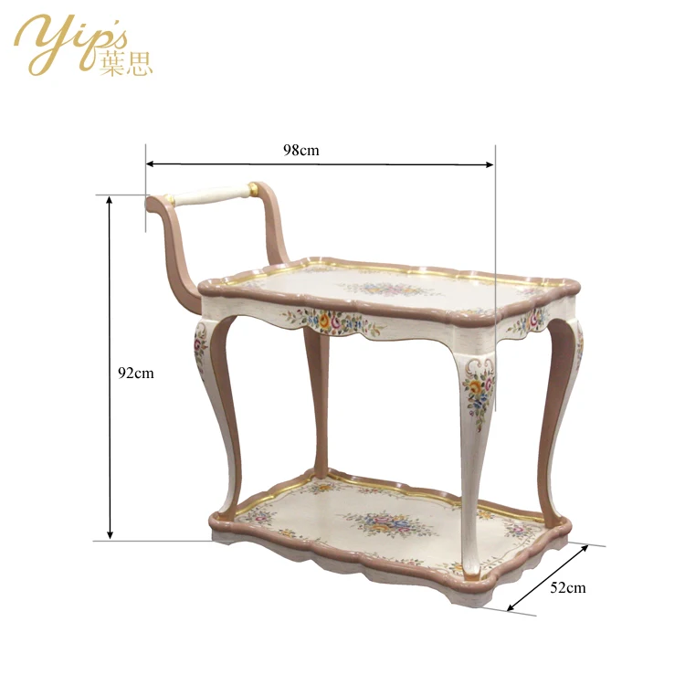  Yips LD-1906-1819 европейской серии (ДВП) древесноволокнистой резьба ручная роспись Роза узор обеденный-размерных