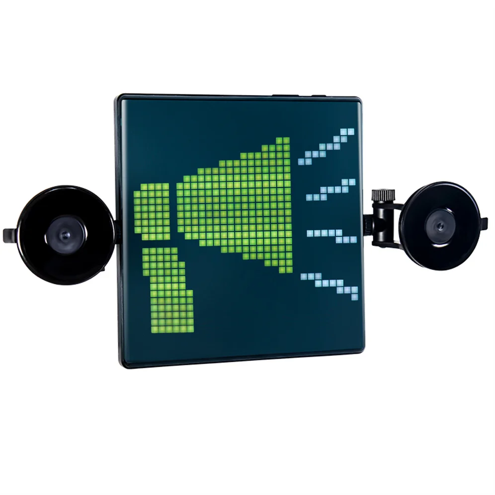 Mini Programmable Rear Window Screen Led Car Display For Car Advertising With App Remotely Control Gif