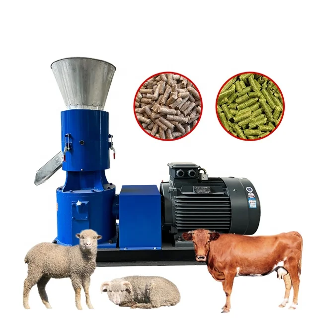 Supply chicken and duck feed pellet machine meat pigeon breeding feed pressing machine