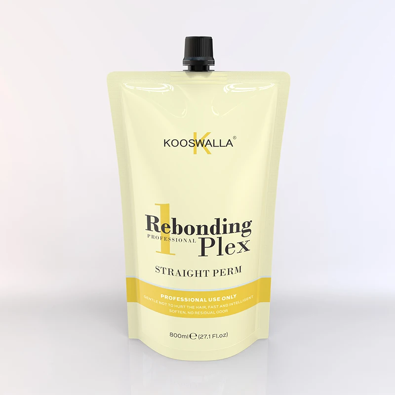 Kooswalla 2023 New Arrive Permanent Cold Perm Rebonding Hair Straightening Cream In Pouch