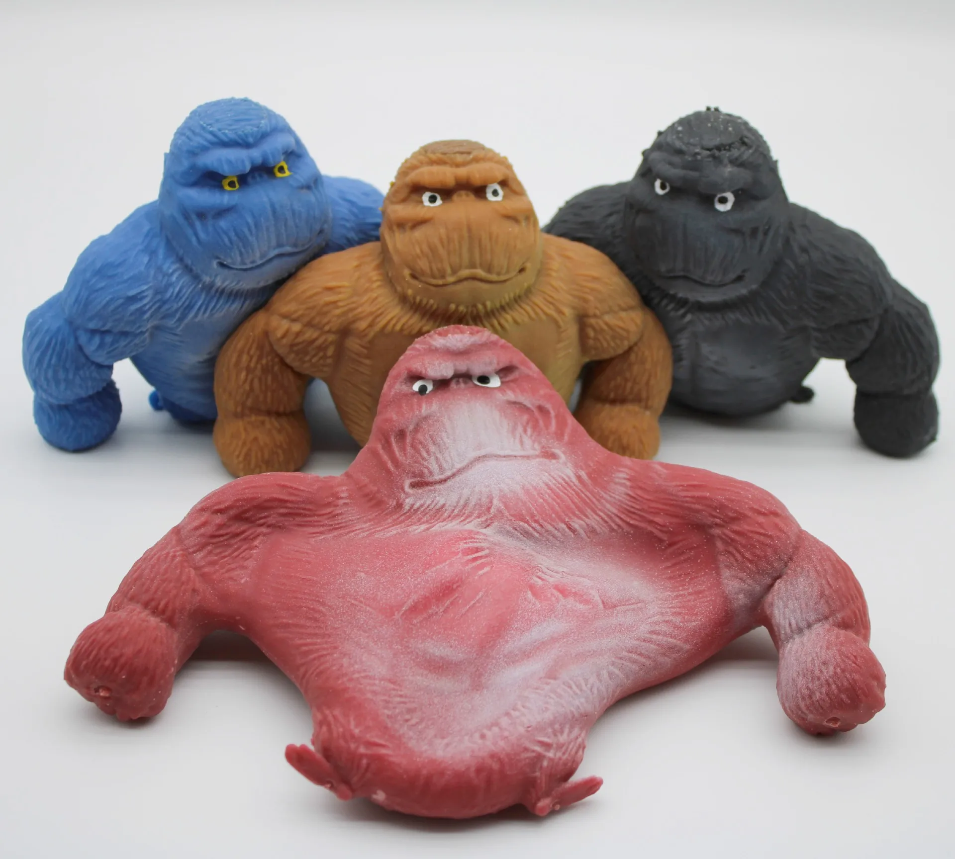 2024 Flash Sale Slow rebound decompression gorilla  Animal pranks release stress Pinching dolls fidget toys