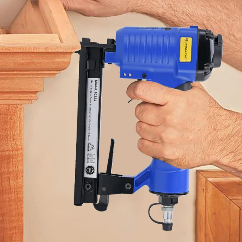 RONGPENG 1022J 20ga Staple Nails Guns Upholstery Wood Box Manual Air Wide Crown Stapler