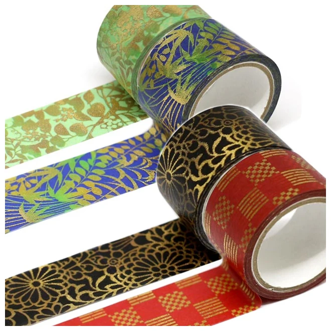 Nature beauty colored washi paper tape masking made in Japan