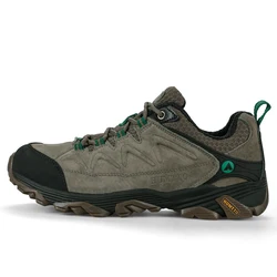 Mens Climbing Mountain Boots Outdoor Waterproof Anti-slip Shoes Trekking Mountaineer Shoes Men