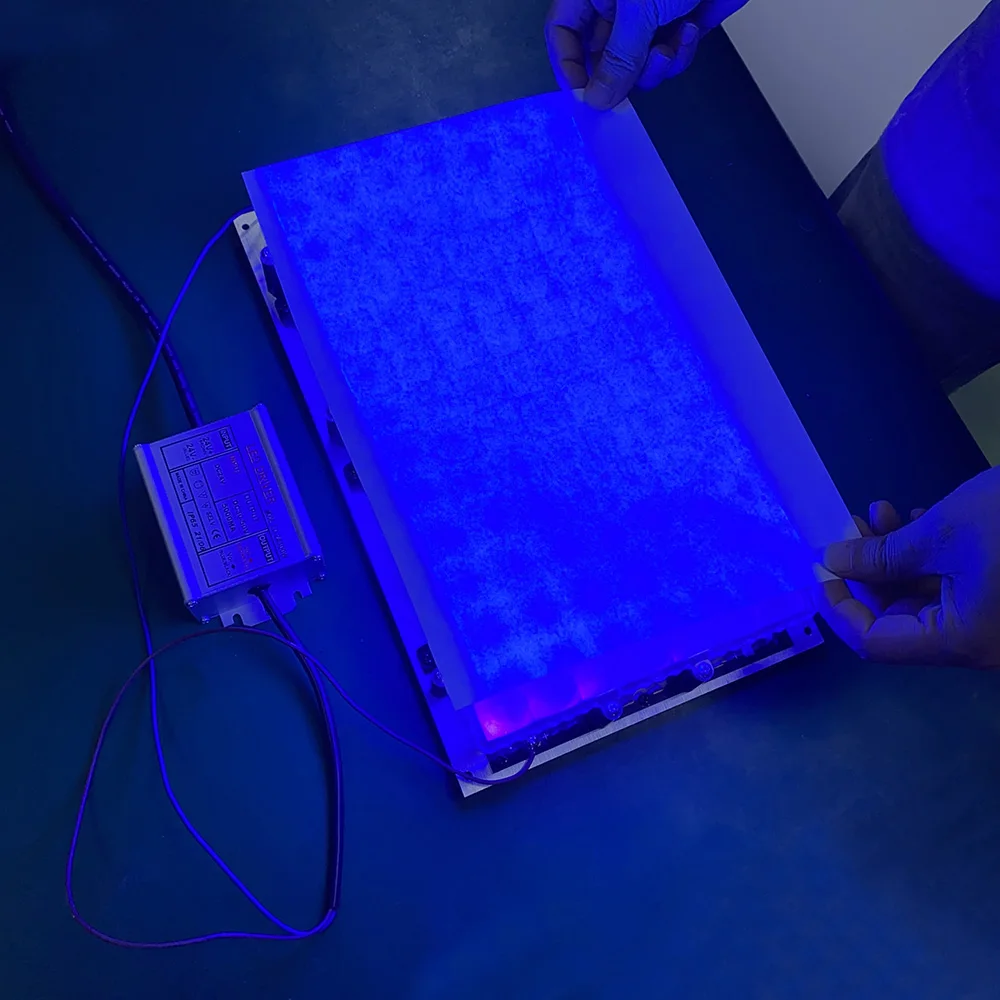 High Power 13.3 inches  405nm UV LED Lamp Parallel UV LED Module Curing Light Source UV Curing Lamp for 3D Printer