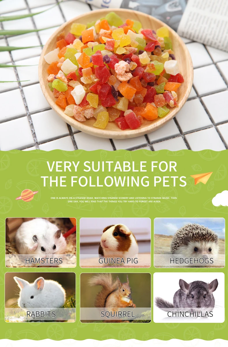 YEE Goldfish Rabbit Hamster Koi King Bird Goldfish Rabbit Hamster Betta CBD  Pet Dry Parrot Food Fish Worm